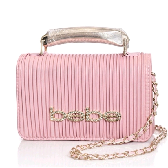 bebe Handbags - Bebe Pink Quilted Women's Bag